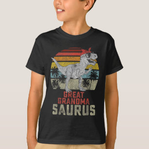 T-shirt Grandmasaurus T Rex Dinosaur Grand Grand Saurus