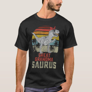 T-shirt Grandmasaurus T Rex Dinosaur Grand Grand Saurus