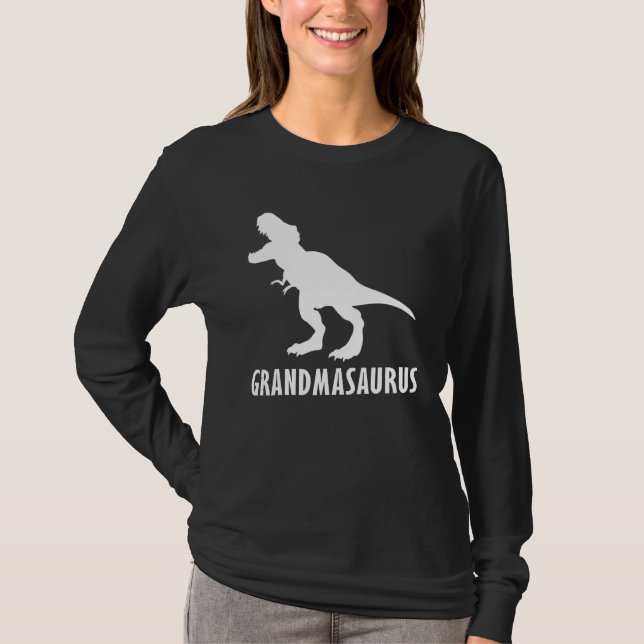 T-shirt Grandmasaurus T Rex Dinosaur Grand-mère Saurus (Devant)