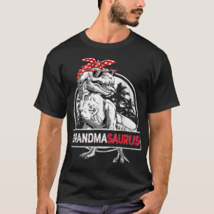T-shirt Grandmasaurus T rex Dinosaur Grand-mère Saurus cow