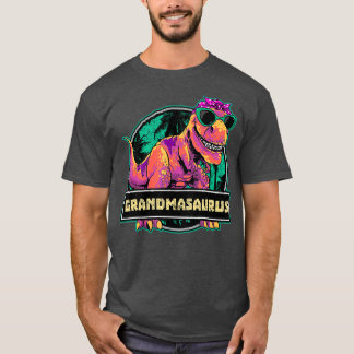 T-shirt Grandmasaurus T rex Grandma Saurus Dinosaur