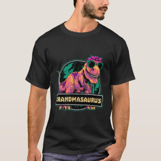 T-shirt Grandmasaurus T Rex Grandma Saurus Dinosaur Famill
