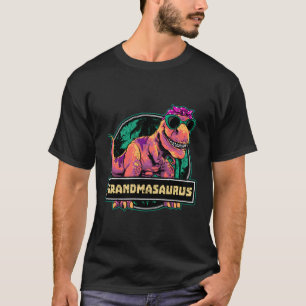 T-shirt Grandmasaurus T Rex Grandma Saurus Dinosaur Famill