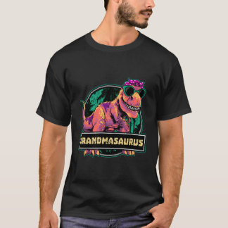 T-shirt Grandmasaurus T Rex Grandma Saurus Dinosaur Famill