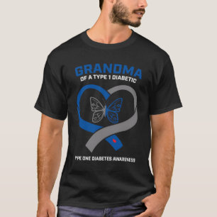 T-shirt Grandme T1D Du Type Un Diabète Type 1 Diabète