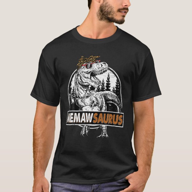 T-shirt Grandmomsaurus T Rex Dinosaur Grandma Saurus Mothe (Devant)