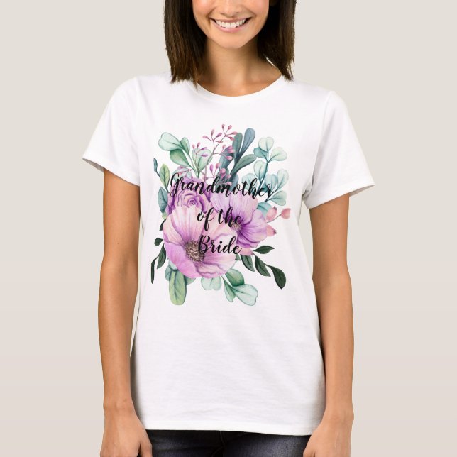T-shirt Grandmother de la Bride Groom (Devant)