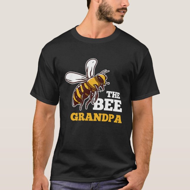 T-shirt Grandpa Bee Insect Animal Hornet Beekeeper Men (Devant)