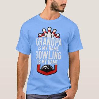 T-shirt Grandpa Bowling Grand-pa T