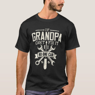 T-shirt Grandpa Cadeau Si Grand-Père Ne Peut Pas Le Corrig