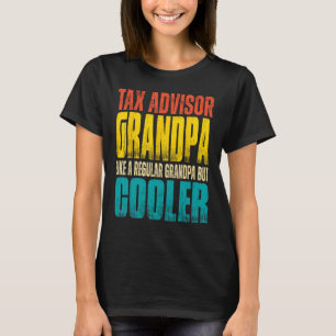 T-shirt Grandpa, conseiller fiscal pour les hommes Comme u