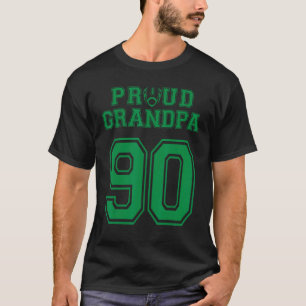 T-shirt Grandpa de football sur mesure numéro 90 G personn