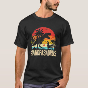 T-shirt Grandpa Dinosaur Amusant Enfant Grandpa Saurus Cad
