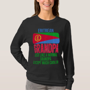 T-shirt Grandpa Érythrée vintage Drapeau Pour Père S