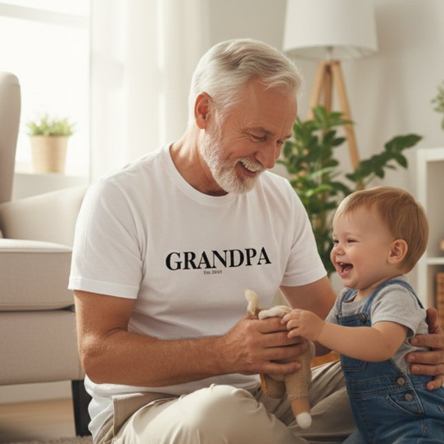 T-Shirt Grandpa Est Moderne (Créateur téléchargé)