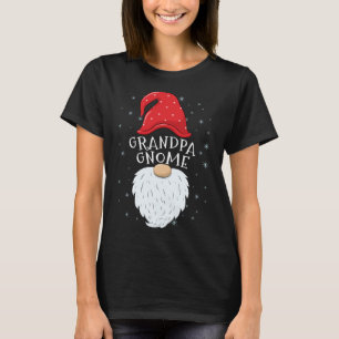 T-shirt Grandpa Gnome Funny Matching Family Group Christma