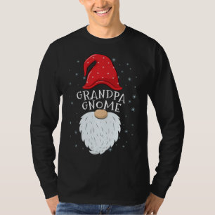 T-shirt Grandpa Gnome Funny Matching Family Group Christma