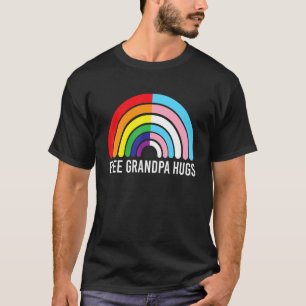 T-shirt Grandpa Hugues Rainbow Transgender drapeau Lgbtq G