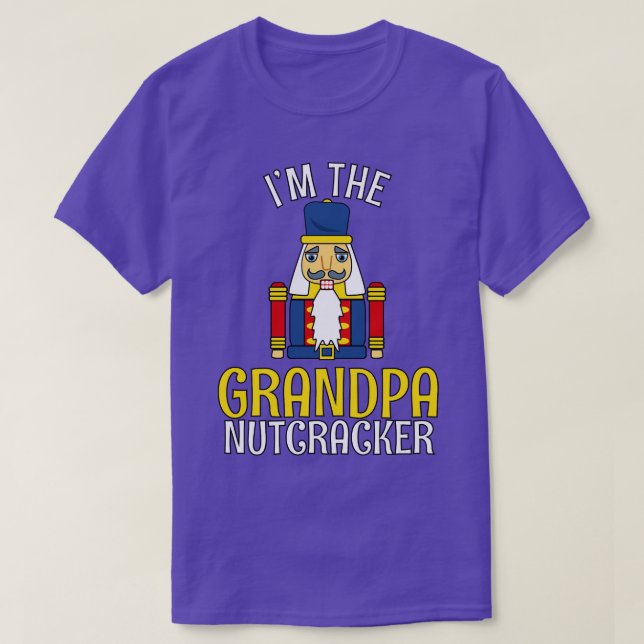 T-shirt Grandpa Nutcracker Mappage de famille Noël (Design devant)