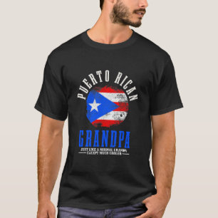 T-shirt Grandpa Porto Rico Flag Pride