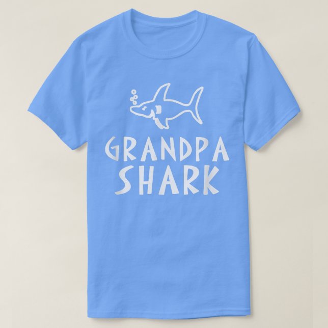 T-shirt Grandpa Shark  (Design devant)