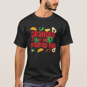 T-shirt Grandpa Taco Deux Jours Fiesta Taco Anniversaire T