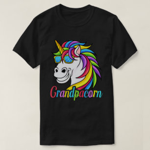 T-shirt Grandpacorn Funny Unicorn Grand-père Fête des père