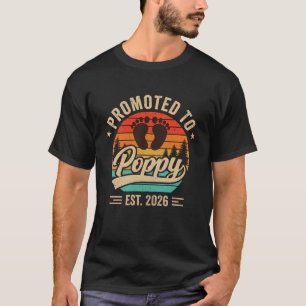 T-shirt Grandparents Bébé Annonce Promo Poppy Est 2026