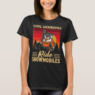 T-shirt Grandpas cool Circuits Motoneige Motoneige Motonei