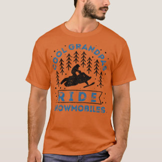 T-shirt Grandpas cool Circuler Motoneige