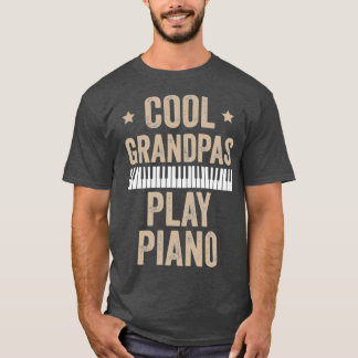 T-shirt Grandpas cool Piano Piano Piano Gift Pianist Music