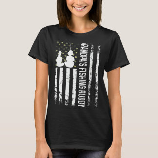 T-shirt Grandpa's Fishing Buddy Fishing Young Fisherman