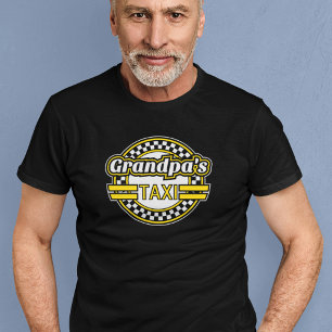 T-shirt Grandpa's Taxi Logo