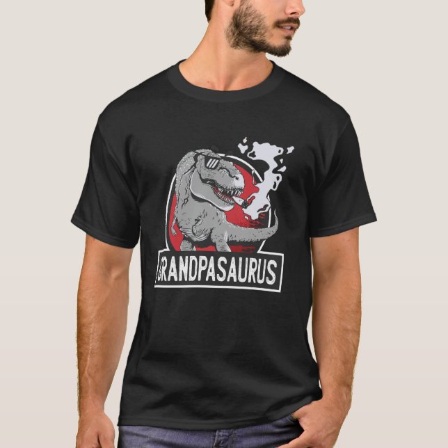 T-shirt Grandpasaurus Dinosaure (Devant)
