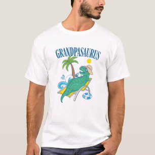 T-shirt Grandpasaurus Grandpa Saurus Vacation Famille Matc