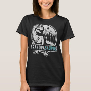 T-shirt Grandpasaurus Rex Dinosaur Grandpa Saurus Famille 