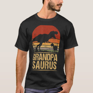 T-shirt Grandpasaurus Rex Famille Dinosaur Rex Dino Pères
