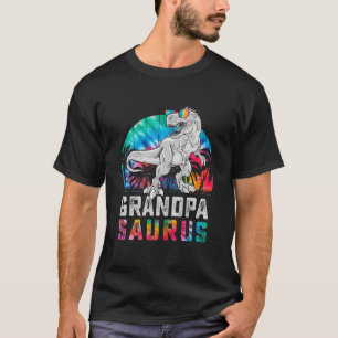 T-shirt Grandpasaurus T Rex Dinosaur Famille Grandpa Sauru