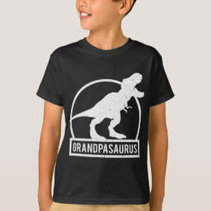 T-shirt Grandpasaurus T Rex Dinosaur Funny Grand-père Chri