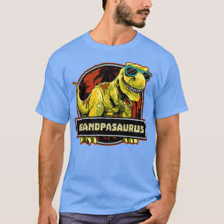 T-shirt Grandpasaurus T rex Grandpa Saurus Dinosaur Gra