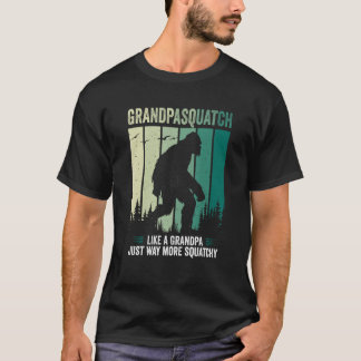 T-shirt Grandpasquatch comme un grand-père, mais bien plus