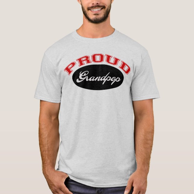 T-shirt Grandpop fier (Devant)