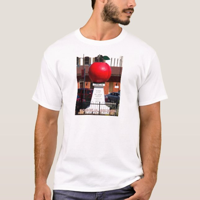 T-shirt GRANDS APPLE - Cornelia ROUGES, la Géorgie (Devant)
