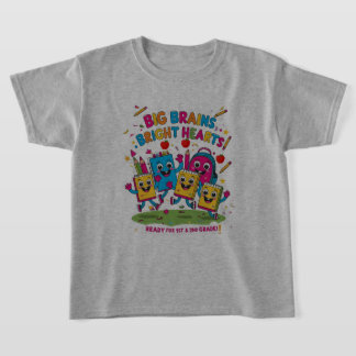 T-shirt Grands cerveaux, cœurs brillants – 1re et 2e année