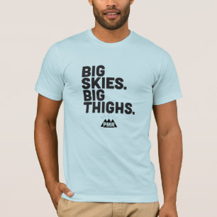 T-shirt Grands cieux de PMR, grande pièce en t de cuisses