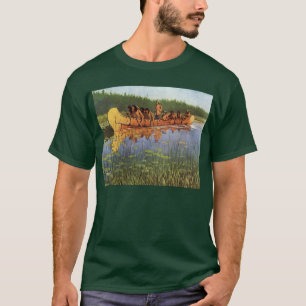 T-shirt Grands Explorateurs par Remington, Pionniers Vinta
