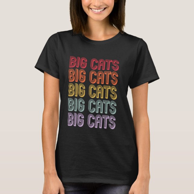 T-shirt Grands Félins (Devant)