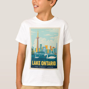 T-shirt Grands Lacs Lac Ontario