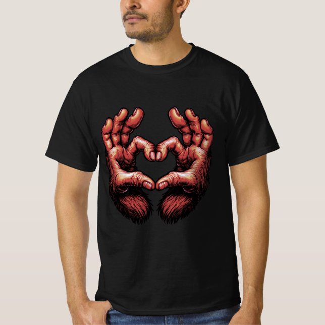T-shirt Grands Mains de Bigfoot (Devant)