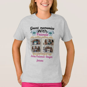 T-shirt Grands Souvenirs avec des Amis Cadeau Personnalisé